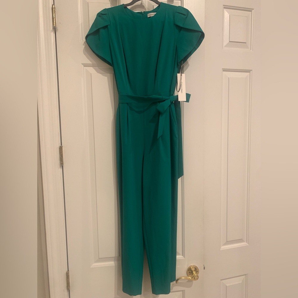 NWT Calvin Klein Green Jumpsuit